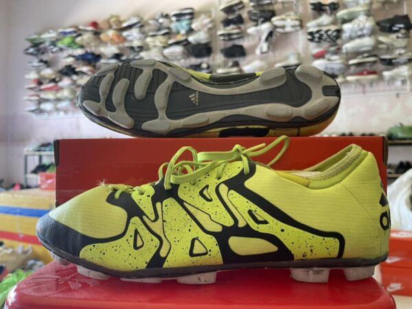 Giày 2hand Đá Bóng Hiệu Adidas X 15.1 Fg/Ag Leather Mens Football Boots Soccer Cleats