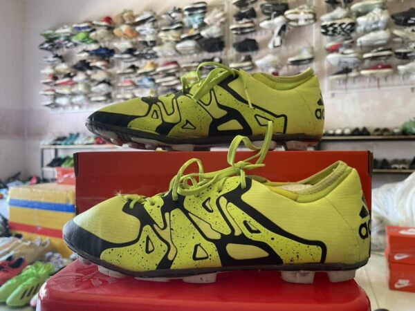 Giày 2hand Đá Bóng Hiệu Adidas X 15.1 Fg/Ag Leather Mens Football Boots Soccer Cleats