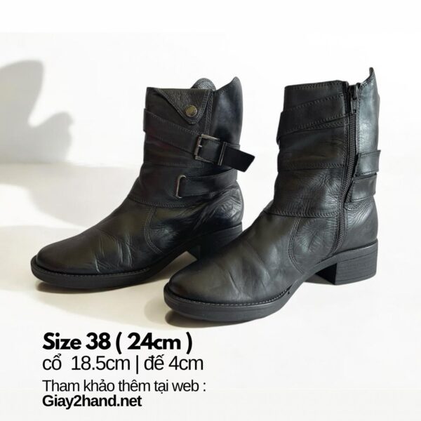 Giày Boot Da 2hand